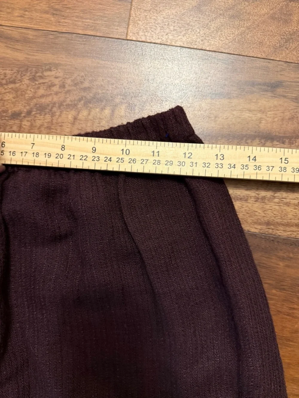 Eileen Fisher Vintage Plum Elastic-Waist Mini Skirt - Picture 4 of 5